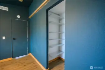 Primary closet