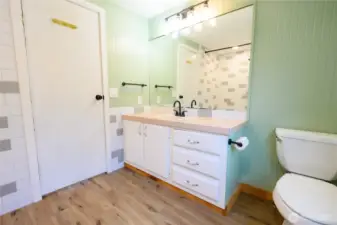 Primary attached bathroom