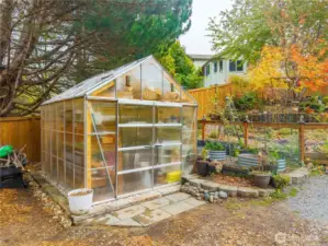 Check out the wonderful greenhouse!