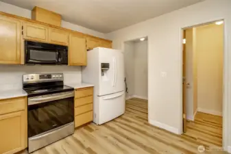 Kitchen with Laundry and walk in Pantry