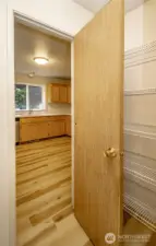 Walk in Pantry w/Kitchen