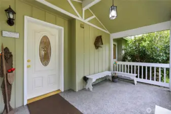 Exceptional Covered Front Porch