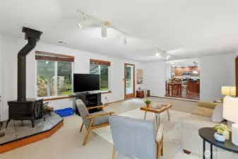 Multiple Back Doors Accessing the Trex Deck