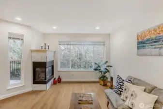 Living Room with Gas Fireplace
