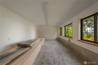 Hobby/Art studion interior.