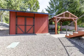 Shed and Gazabo