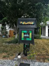 free little library a few doors away