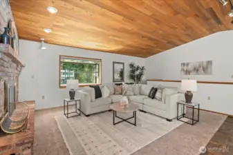 Wonderful warm space for your holiday gatherings