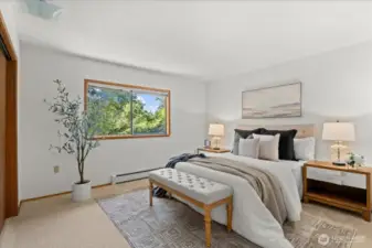 This is the Main floor Primary Bedroom. (BR #1) is ready for all your bedroom upgrading plans