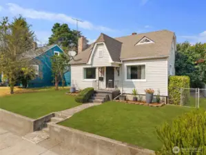 This inviting entry sets the tone: a home designed for easy living and neighborhood connection.