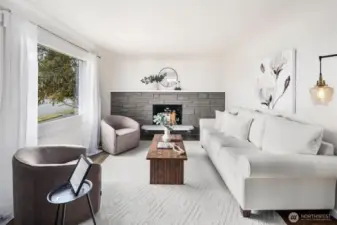 The fireplace mantle sets the stage for seasonal décor, giving you a living room that changes beautifully with the year.