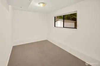 Lower level bedroom.