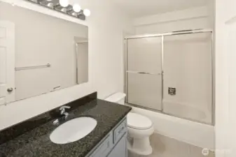 Lower level bathroom.
