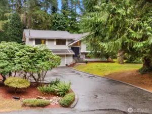 Large driveway with plenty of parking!