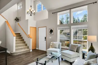 A truly awesome space greets you upon entry