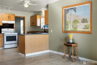 Kitchen with eating space