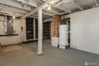 Nice high ceilings in the basement