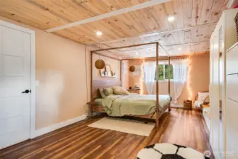 Large second primary bedroom located on lower level