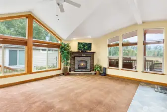 Large open concept Living Area