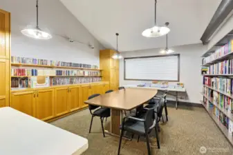 Community Center Library / conference area