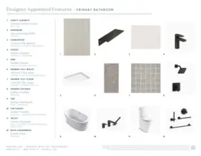 Designer Appointed Features included in Homesite 7