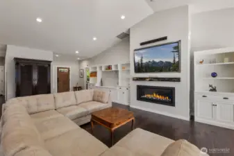 Built In Custom Cabinetry and Vaulted Ceilings~