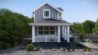 Love that wrap around front porch! *artist rendering
