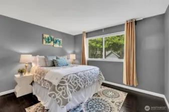 1 of 2 bedrooms downstairs