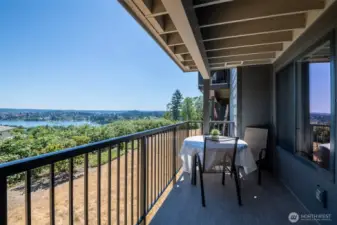 Perfect space and view for relaxation.