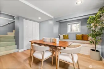 Welcome to the very functional and comfortable lower level. This room is spacious for both comfort and activities, making it an incredible secondary entertaining space.