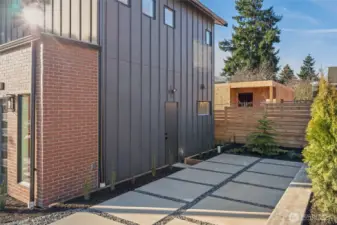 Dedicated parking space