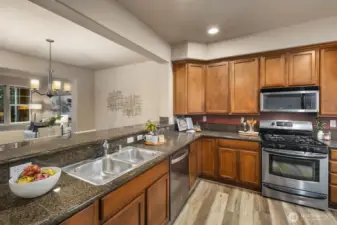 Social kitchen layout