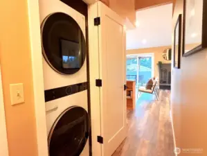 Main floor washer and dryer.