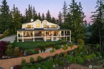 Perched at the very top of Samish Crest Drive, this home boasts some of the most incredible views in the whole neighborhood.