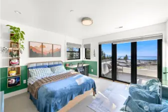 Another gorgeous view from one of the bedrooms, 2 of which have a shared balcony.