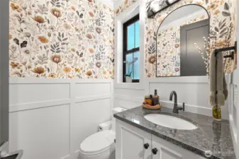 Guest bathroom on the main floor.