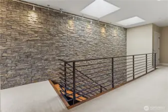 Light-filled upper landing.