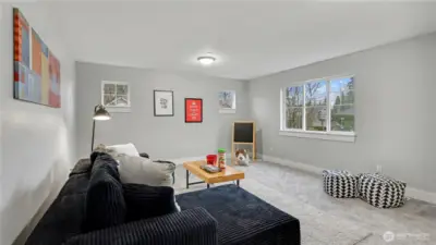 Endless possibilities await in this oversized bonus room ready to fit your lifestyle needs.