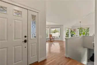 Looking toward sitting room from front entrance.