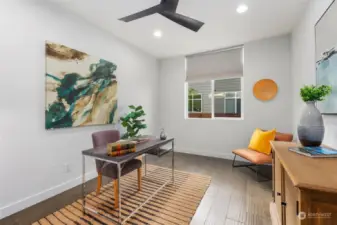 Bedroom on the main floor.