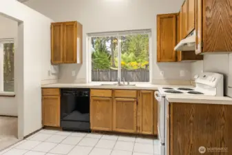 All appliances are included: dishwasher, oven, refrigerator.