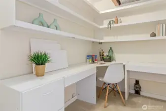 Great space for office or additional storage!
