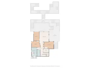 Lower-level floor plan