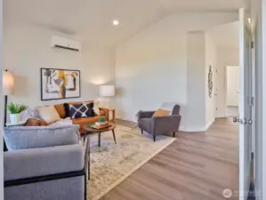 Entry/Vaulted Living Room