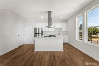 2 Bdrm - Open Kitchen Living Room Space