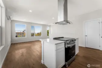 2 Bdrm - Open Kitchen Living Room Space
