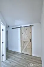 Front entry with den/office to the left and living room to the right