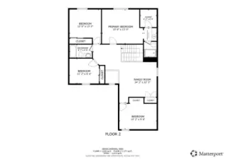 Floor plan dimensions are illustrative only and are approximate