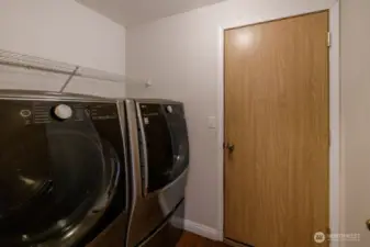 Utility Room with new, energy-efficient washer-dryer set