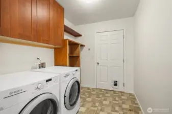 Utility room w/ cabinets